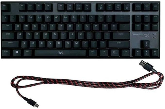 HyperX Alloy FPS RGB - USB 2.0 Mechanical Gaming Keyboard, Controlled Light & Macro Customization, Silver Speed Switches, RGB LED Backlit