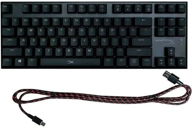 HyperX Alloy FPS RGB - USB 2.0 Mechanical Gaming Keyboard, Controlled Light & Macro Customization, Silver Speed Switches, RGB LED Backlit