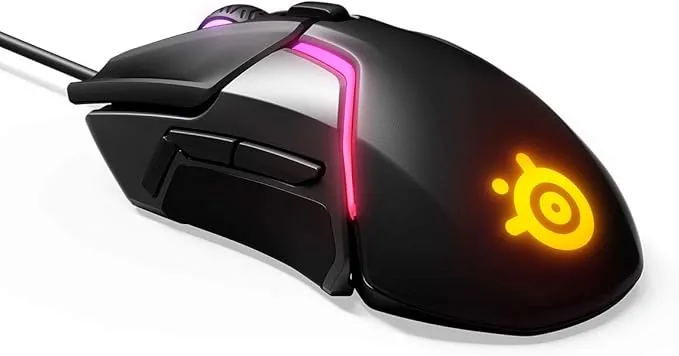 SteelSeries Rival 600 Gaming Mouse - 12,000 CPI TrueMove3Plus Dual Optical Sensor - 0.5 Lift-off Distance - Weight System - RGB Lighting,black